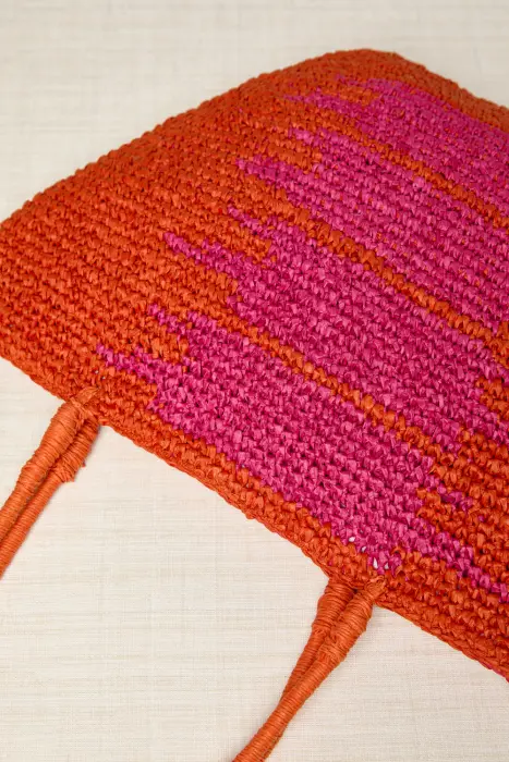 Bolso de rafia