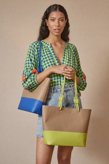 Bolso Shopper Bicolor