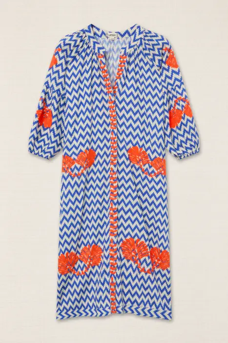 Kurta Bordada Zigzag