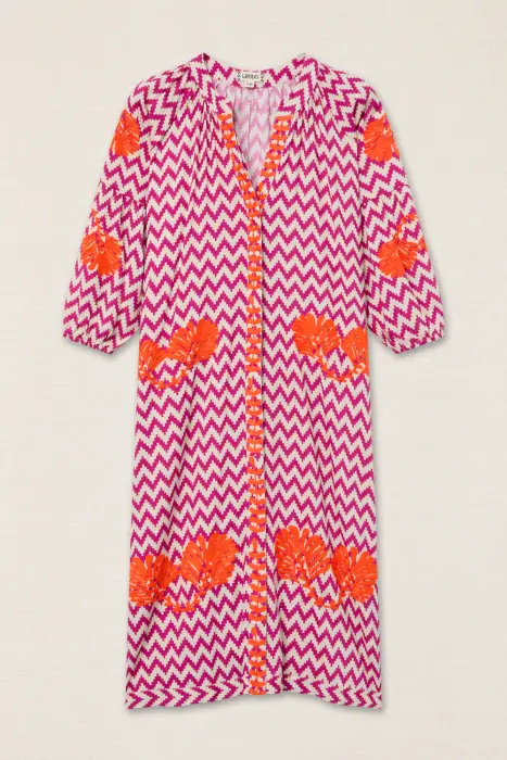 Kurta Bordada Zigzag