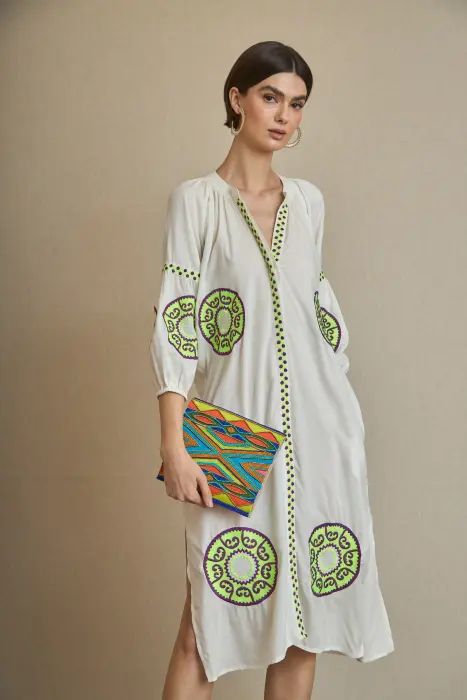 Kurta medallones flúor