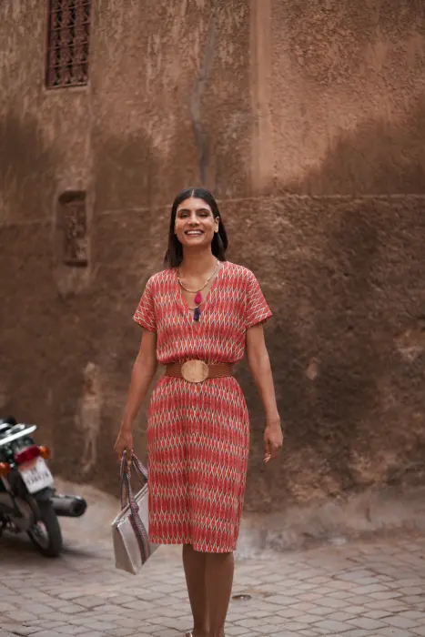 Vestido V Geometrías