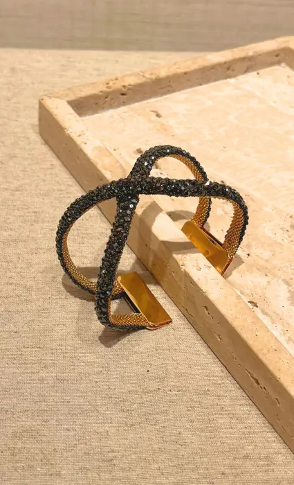 Pulsera Entrelazada Cristales
