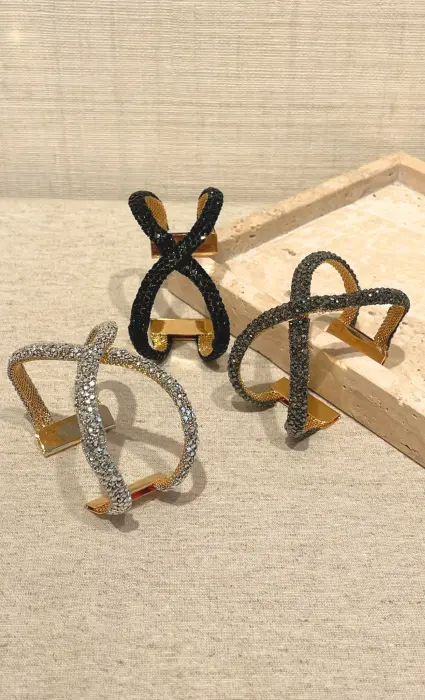 Pulsera Entrelazada Cristales