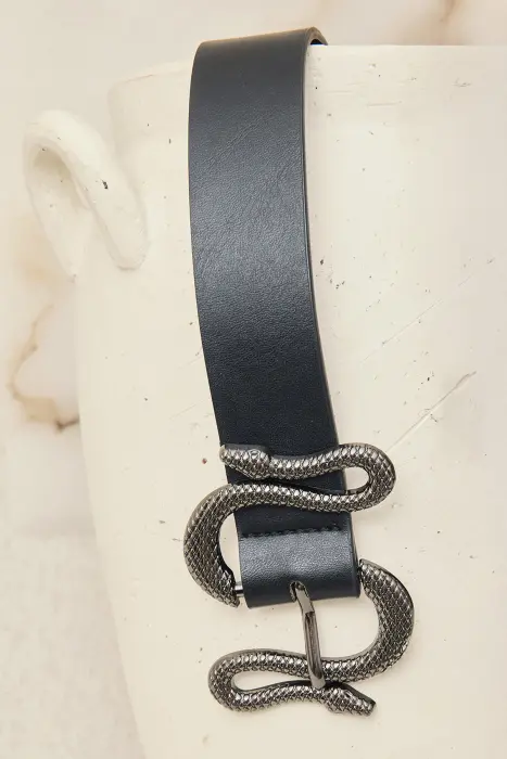 Cinturón Hebilla Serpiente
