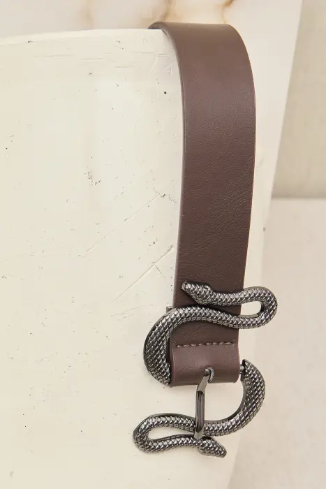 Cinturón Hebilla Serpiente