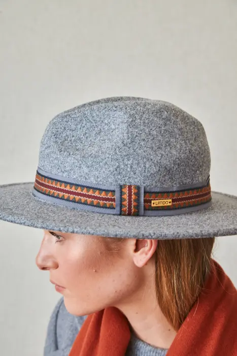 Sombrero Fieltro Cinta Étnica