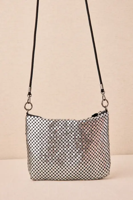 Bolso Malla Metalizada