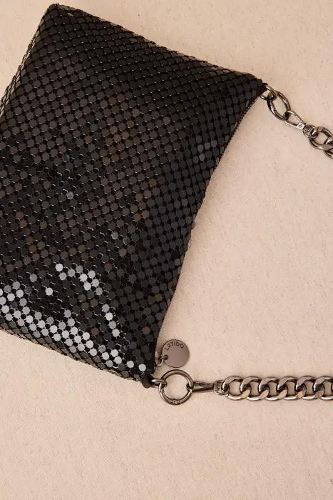Bolso Malla Metalizada