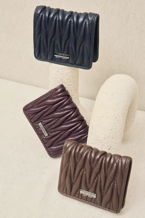 Cartera Monedero Plisada