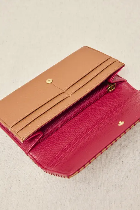 Cartera Monedero Grande Ribete