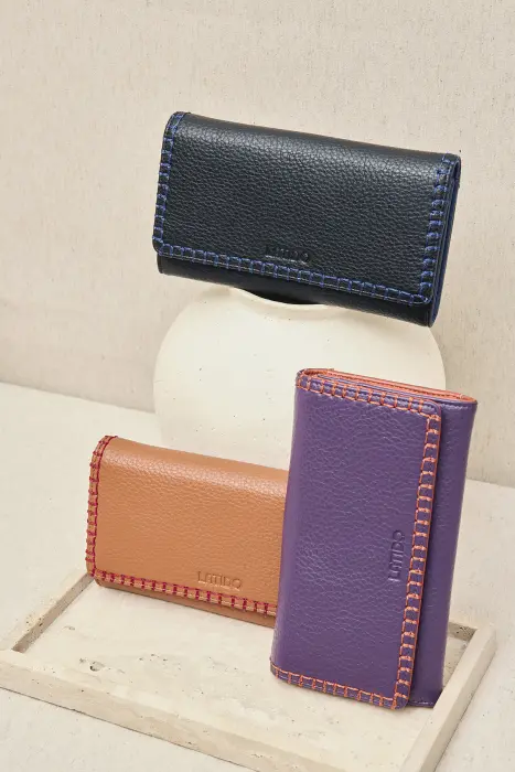 Cartera Monedero Grande Ribete