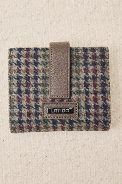 Cartera Monedero Tejido Gales