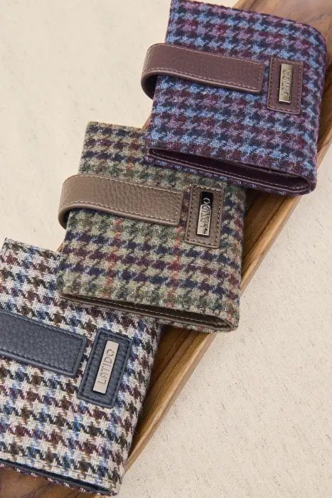 Cartera Monedero Tejido Gales