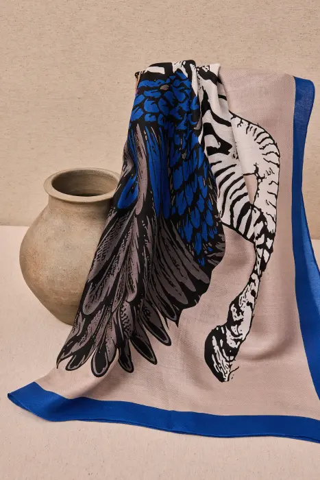 Fular Estampado Cebra