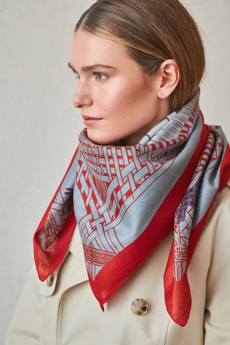 Fular Estampado Caballos