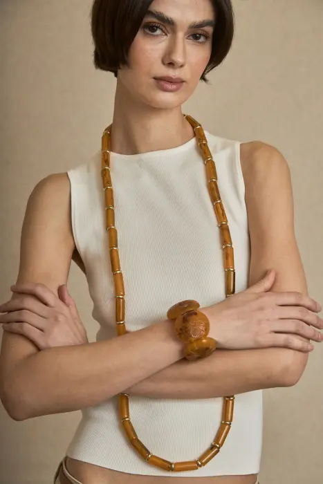 Collar Largo Tubular