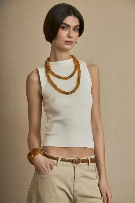 Collar Largo Tubular