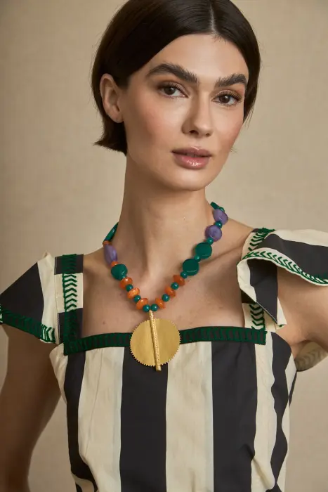 Collar Colgante Medallón