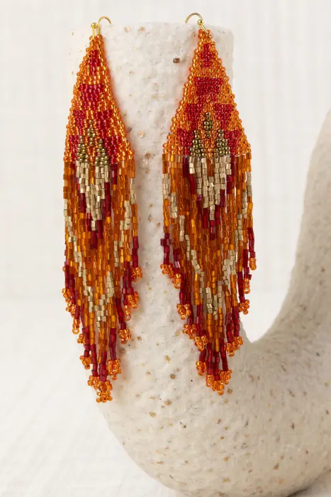 Pendientes Cascada Resinas Japonesas