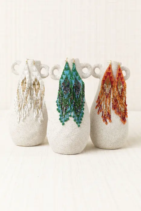 Pendientes Cascada Resinas Japonesas