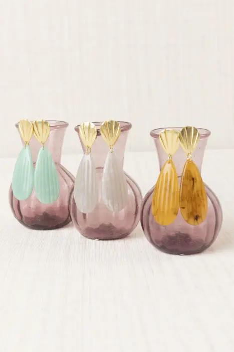 Pendientes Gota Resina