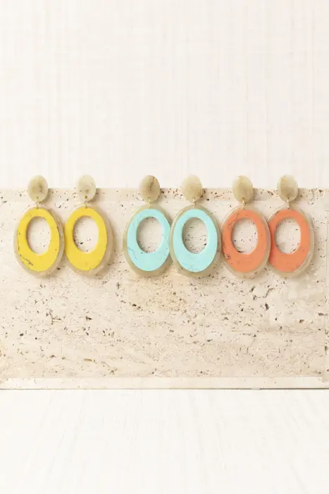 Pendientes Asta y Resina