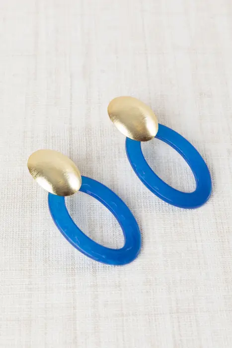 Pendientes Ovalados Resina
