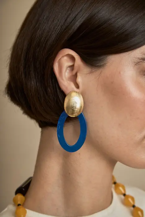 Pendientes Ovalados Resina