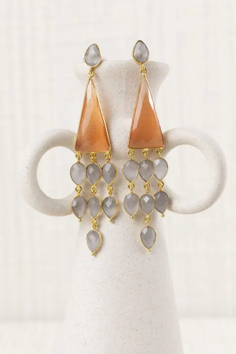 Pendientes Piedras Colgantes