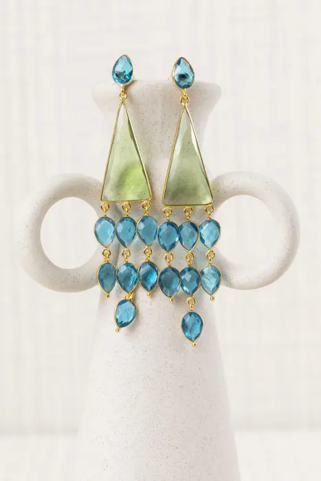 Pendientes Piedras Colgantes