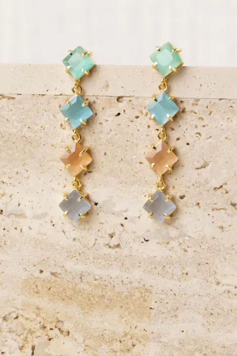 Pendientes Piedra Semipreciosas