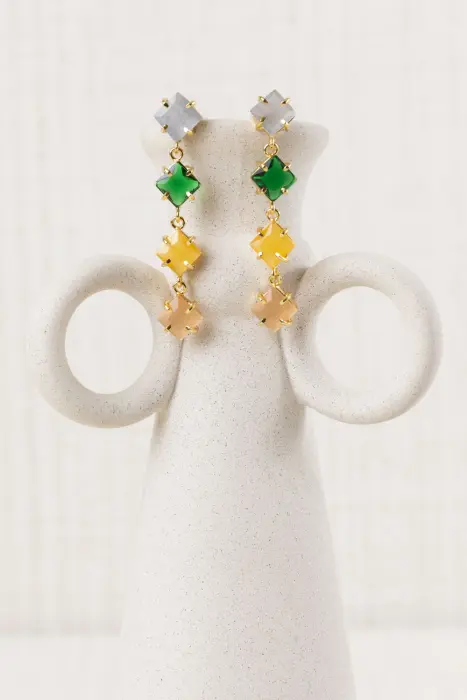 Pendientes Piedra Semipreciosas