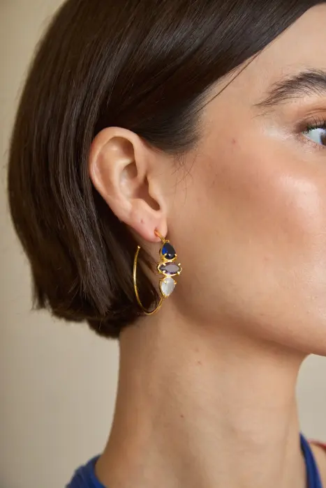 Pendientes Piedra Semipreciosas