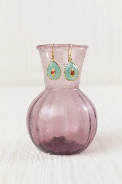 Pendientes Gota Pulida