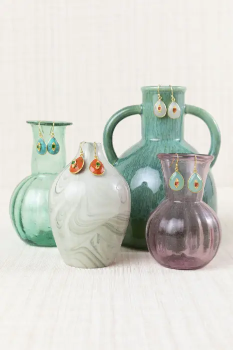 Pendientes Gota Pulida