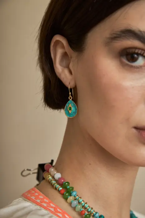 Pendientes Gota Pulida