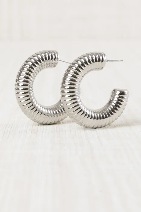 Pendientes Aro Texturizado