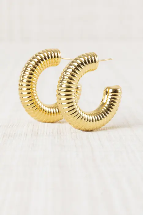 Pendientes Aro Texturizado