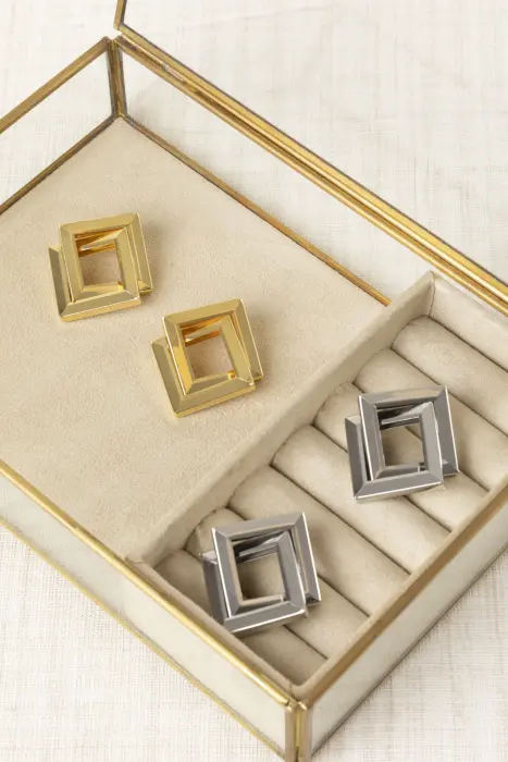 Pendientes Rombo Doble