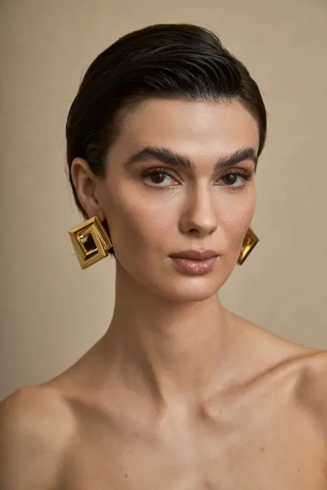 Pendientes Rombo Doble