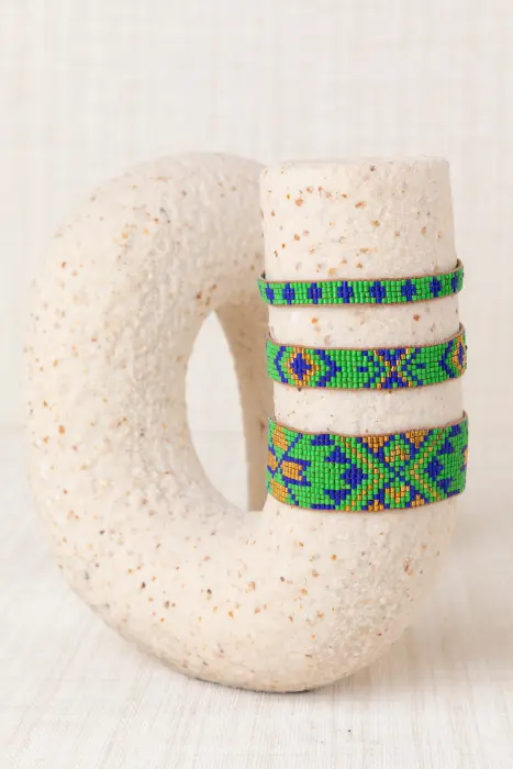 Pulsera Trío Resinas Japonesas