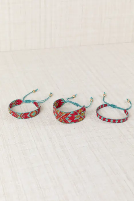 Pulsera Trío Resinas Japonesas