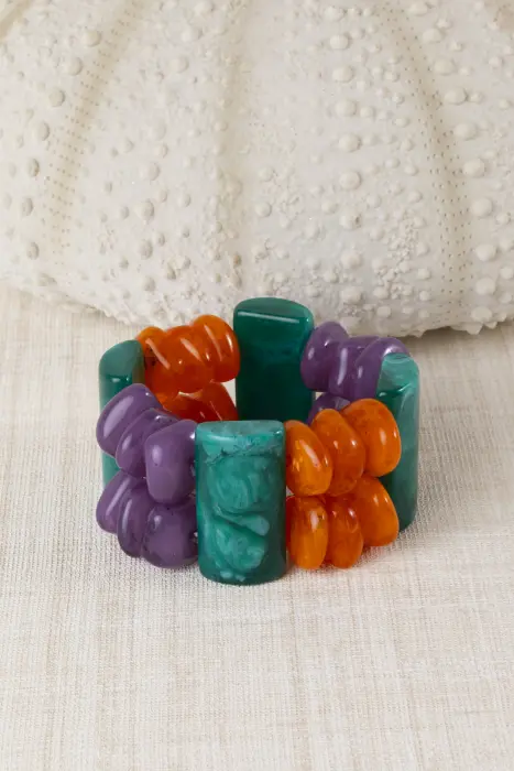 Pulsera Resinas Colores