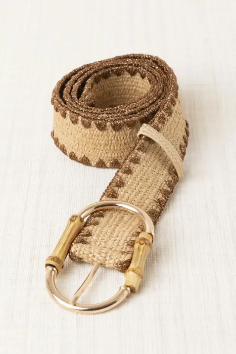 Cinturón Rafia Glitter
