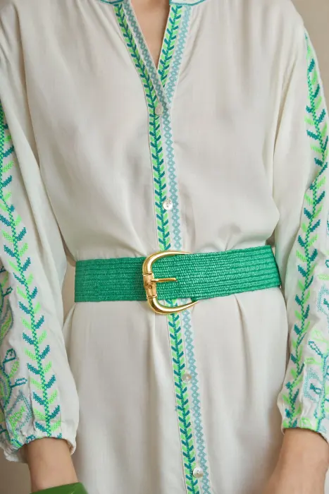 Cinturón Rafia Color