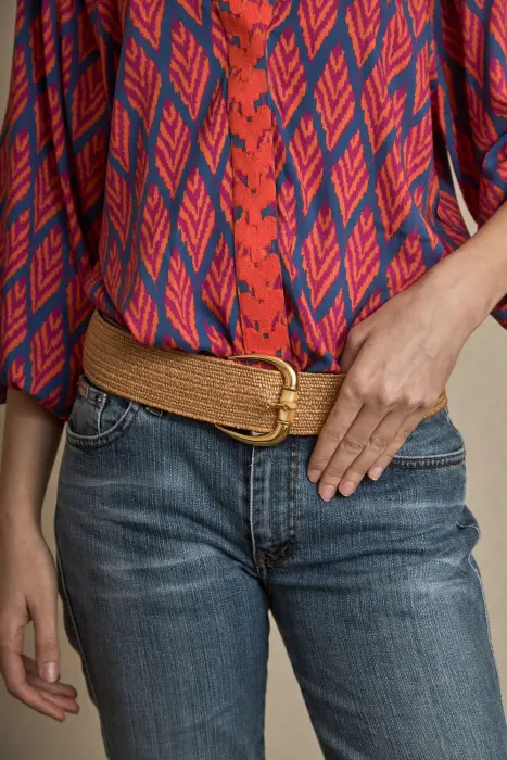 Cinturón Rafia Color