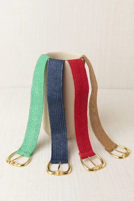 Cinturón Rafia Color