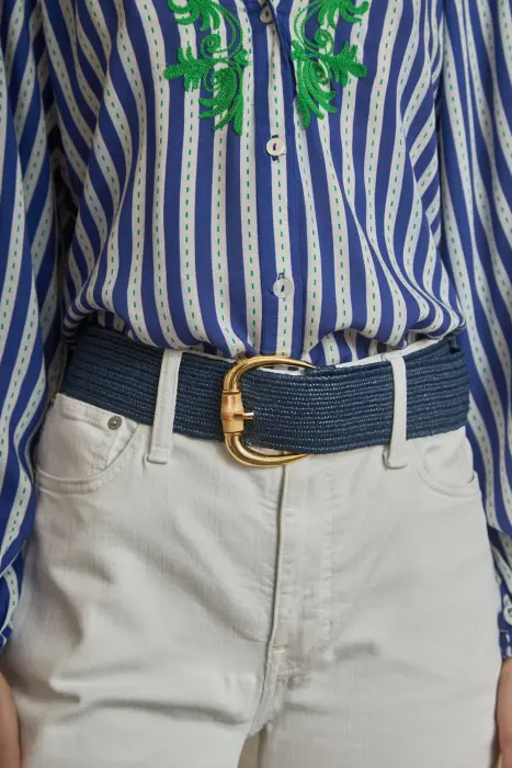 Cinturón Rafia Color