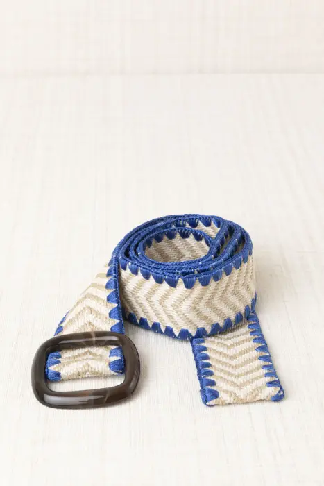 Cinturón Bordado Croché